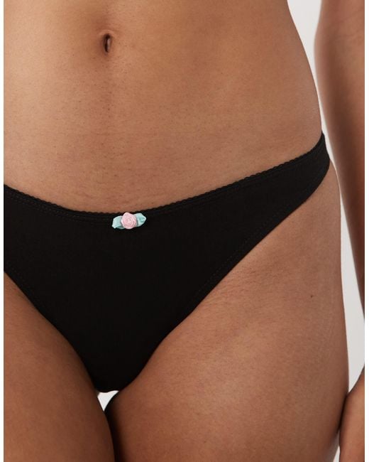 Cotton On Black Baumwoll-string