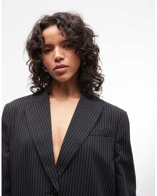 Collusion Gray Oversized Blazer
