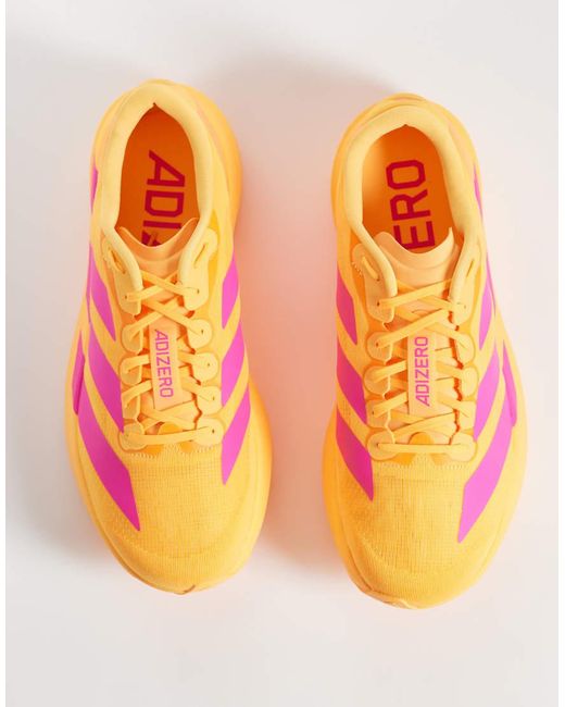 Adidas Originals Pink Adidas Running Adizero Evo Sl Trainers for men