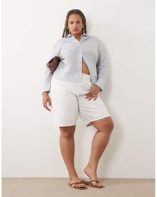 ASOS White Curve Oversized Shirt