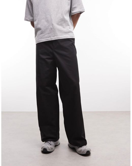 Pantalon cargo ample Weekday pour homme en coloris White