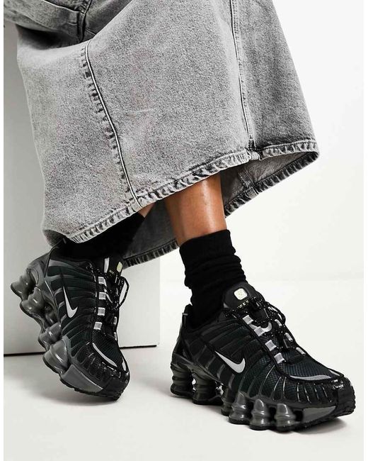 Nike Shox Tl Trainers in Grey Lyst UK