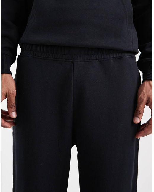 Only & Sons Blue Premium 400gsm Heavyweight Loose Fit jogger Co-ord for men