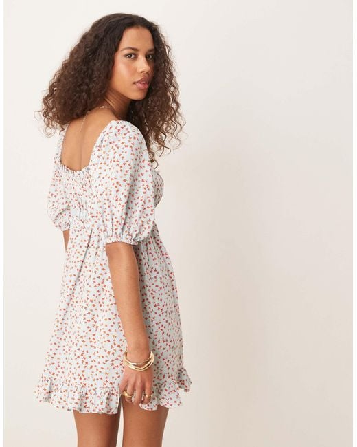 ASOS White – mini-hängerkleid