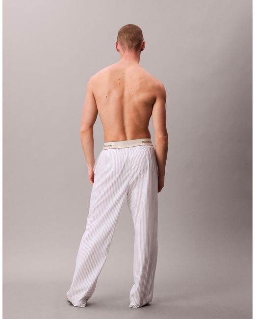 Calvin Klein Pink Cotton Pyjama Bottoms for men
