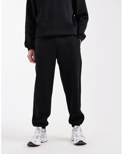 ASOS Black Essentials Oversized Joggers for men