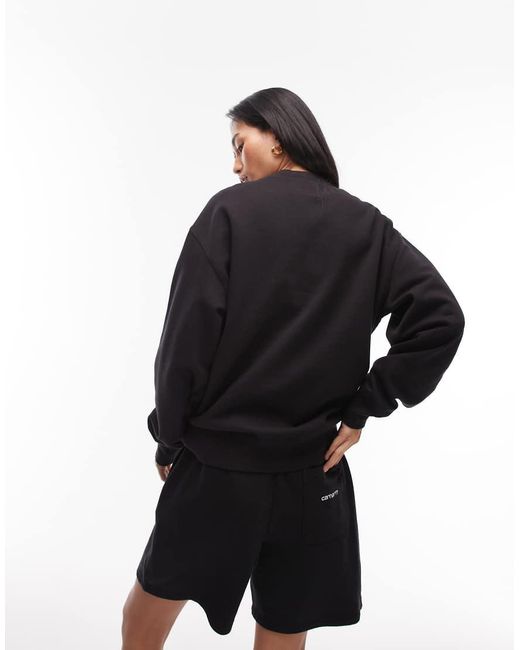 Carhartt Black Cloud Heart Logo Sweatshirt