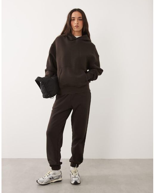 4505 Blue Icon Rest Day Heavyweight 440gsm Cotton Cocoon Oversized Hoodie