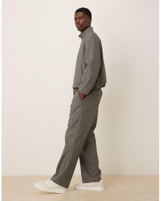 ASOS Natural Smart Straight Pants for men