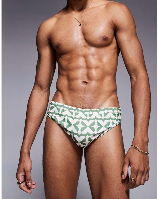 ASOS Green Swim Brief for men