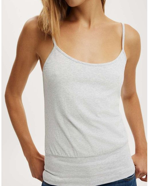 Cotton On Blue Olivia Basque Cami