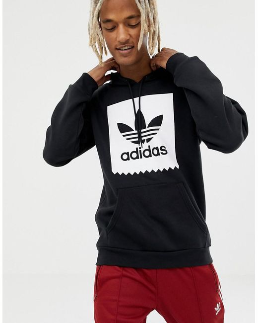 trefoil solid hoodie