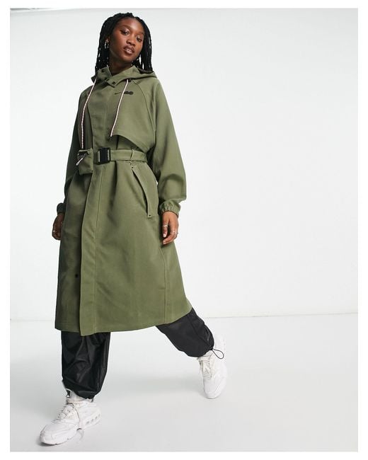 Nike – naomi osaka – parka in Grün | Lyst DE