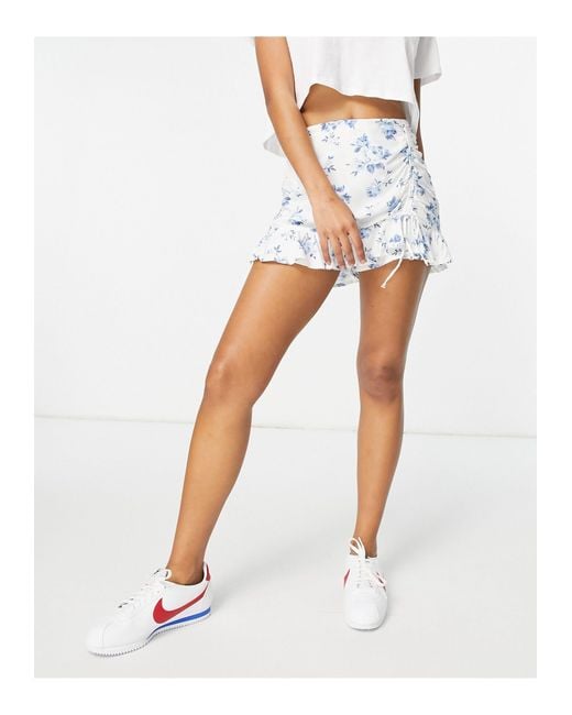 Floral skirt hollister hot sale