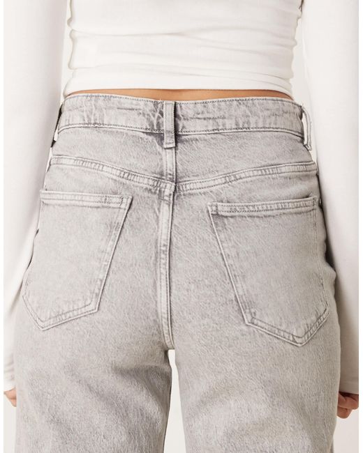 Vila Natural Kelly High Waisted Wide Leg Jean