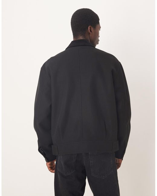 ASOS Blue Jacket With Contrast Collar for men