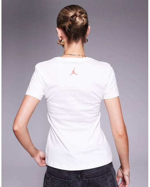 Nike Gray Air Jordan Heritage Logo Slim T-shirt