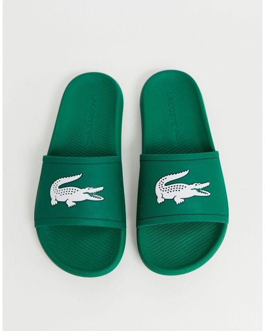 Sandalias con diseño Lacoste de hombre de color Green