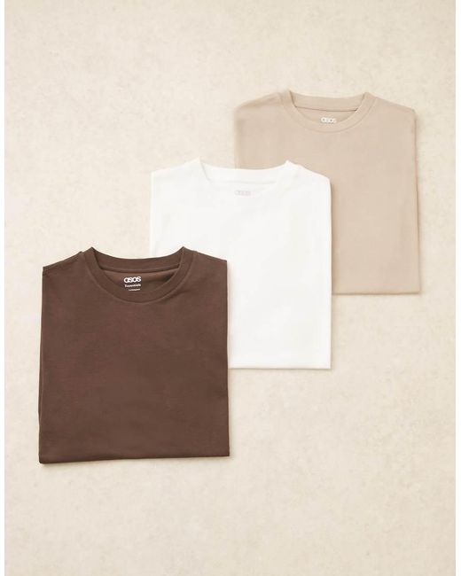 Essentials di ASOS in Natural da Uomo