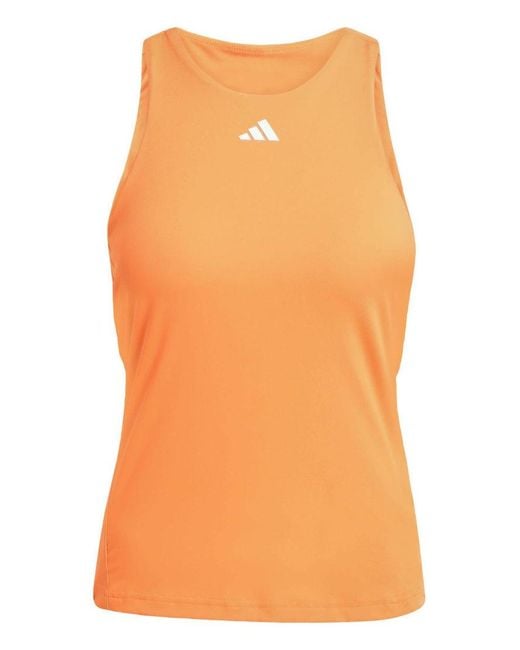 Adidas Originals Orange Tennis Climacool Y-Tank