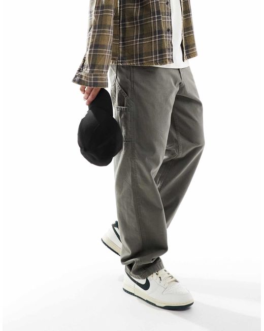 Jack & Jones – eddie – carpenter-hose in Green für Herren