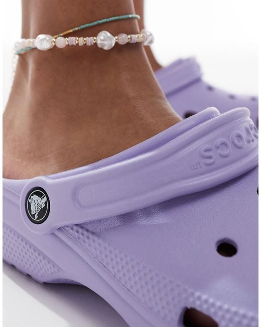 CROCSTM Purple Classic Clogs