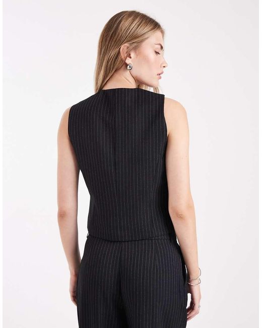 ONLY Black High Neck Vest