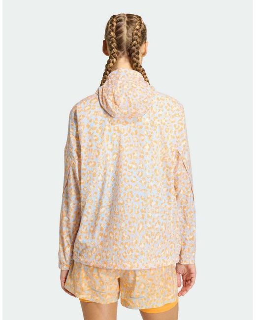 Adidas Originals Natural Terrex Xploric Clima365 Printed Wind Anorak
