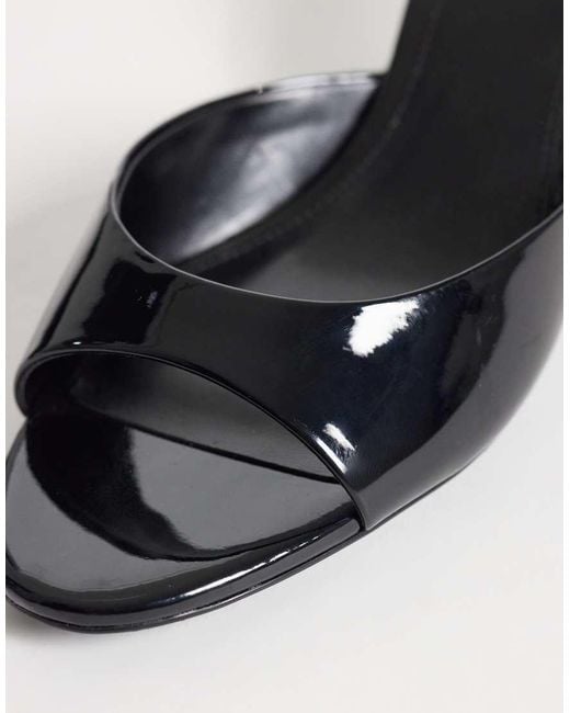 Mango Black Starring Hailey Bieber Heeled Mules