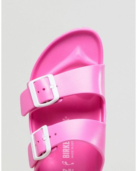 Birkenstock Arizona Neon Pink Eva Sandals Lyst UK