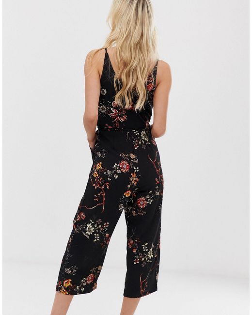 ax paris floral culotte jumpsuit