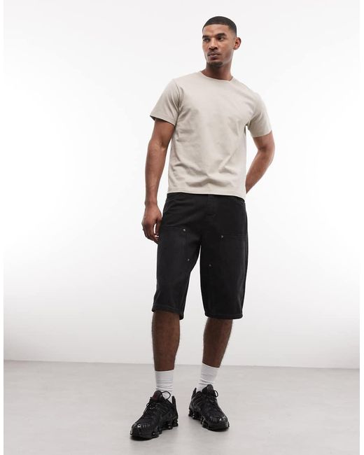 Weekday White Oversized Boxy Fit T-shirt for men