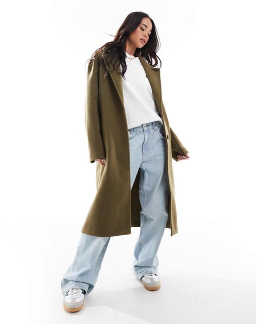 ASOS White Chuck On Formal Coat