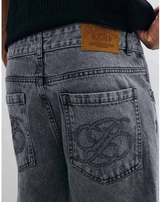 Prohibited Blue Relaxed Fit Jeans for men