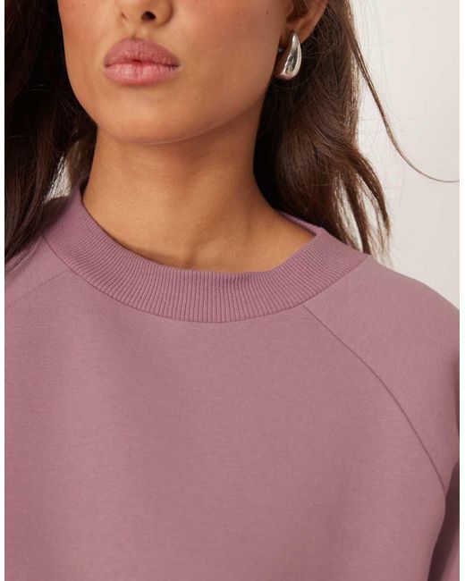 ASOS Pink Balloon Sleeve Sweat Co-ord
