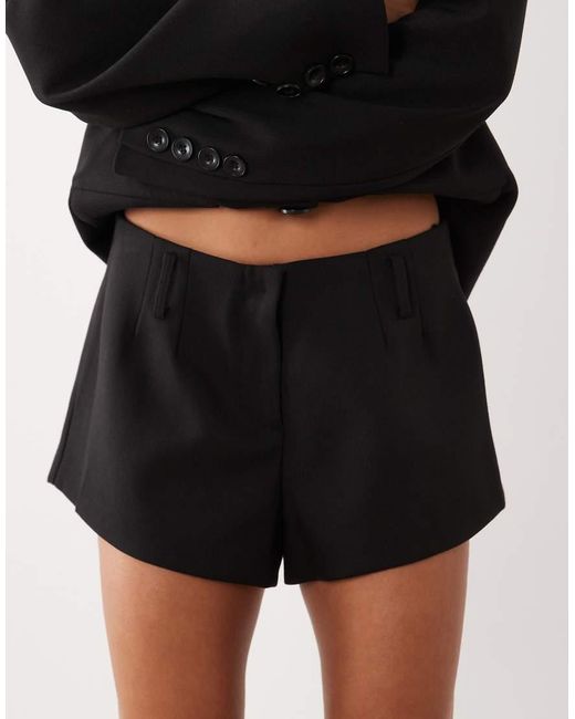 Noughts & Kisses White Satin Shorts