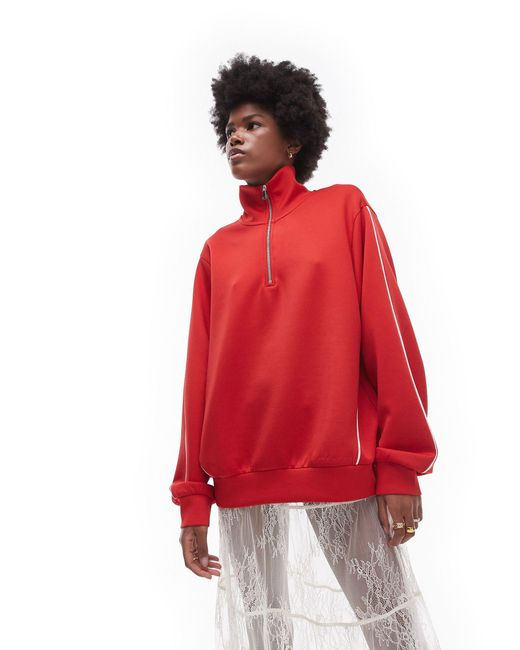 TOPSHOP Red – sportjacke