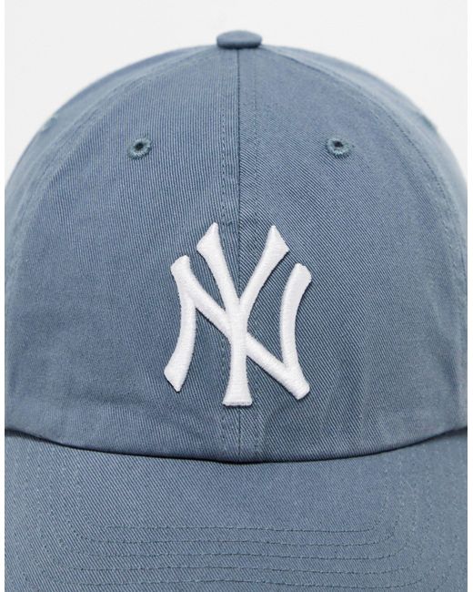 '47 Blue Ny Yankees Clean Up Cap