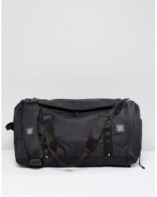 Herschel Supply Co. Black . Gorge Duffle Bag In Large 63l for men