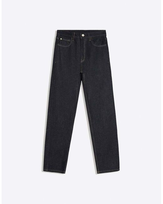 Bershka Black Straight-leg Jeans for men
