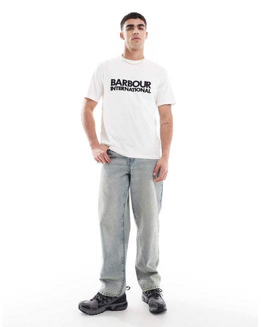 Barbour White Jason T-shirt for men