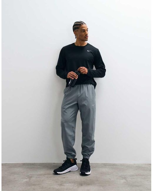 Nike Blue Flex Dri-fit Long Sleeve T-shirt for men