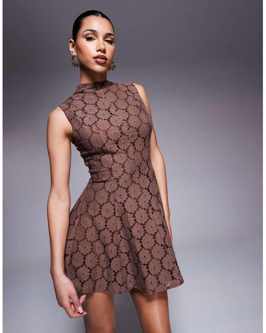 fitted bodice dresses Ladivine Y036 First place award winner Color:Peach Fuzz plunging v neckline dress