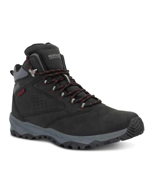 Regatta Black Waterproof Amble Waterproof Walking Boots for men