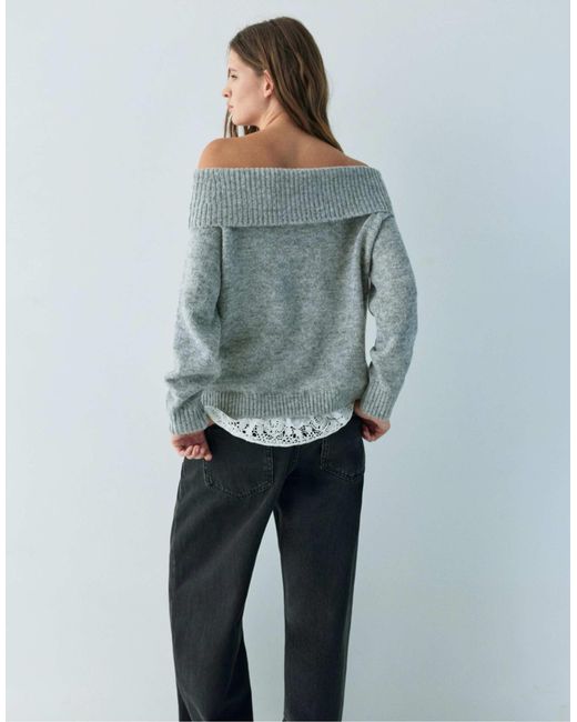 Pull&Bear Blue – pullover