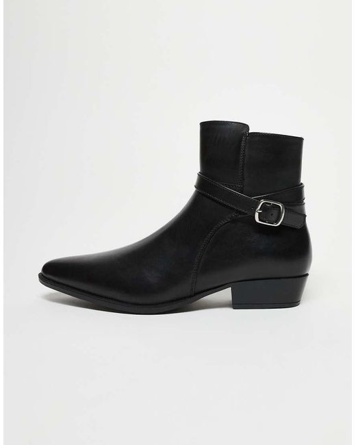 ASOS Black Chelsea Boots for men
