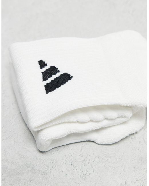 Adidas Originals White Adidas Tennis Cushioned Crew Socks