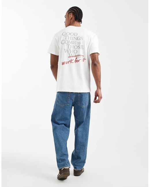 Lee Jeans White Workwear T-shirt for men