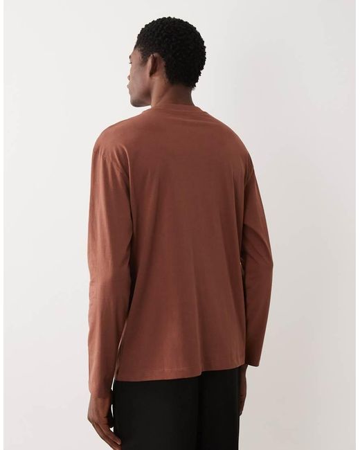 ASOS Red Essentials Relaxed Long Sleeve T-Shirt for men