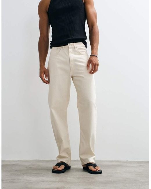 ARKET White Creek Wide Leg Jeans for men